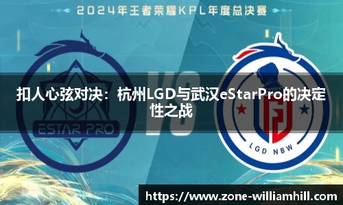 扣人心弦对决:杭州LGD与武汉eStarPro的决定性之战